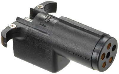 RV DESIGNER P717 6WAY ROUND TO 4WAY FLAT ADAPTR